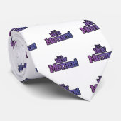 Paars ben ik een New Moeder Tshirts en Gifts Stropdas (Opgerold)