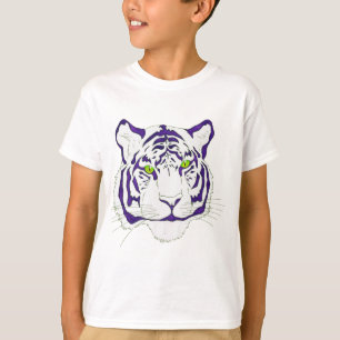 Paars-Bengaltijger T-shirt