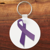 paars bewustmakingslint sleutelhanger (Voorkant)
