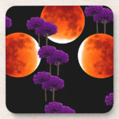 Paars binnendringen bier onderzetter (Voorkant)