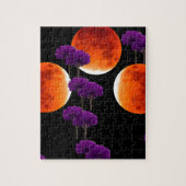 Paars binnendringen legpuzzel (Verticaal)