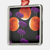 Paars binnendringen metalen ornament (Links)