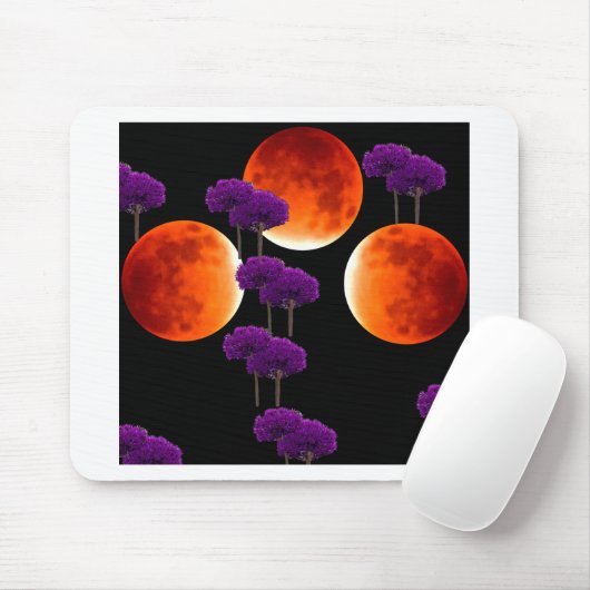 Paars binnendringen muismat (Met muis)