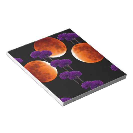 Paars binnendringen notitieblok (Schuin)