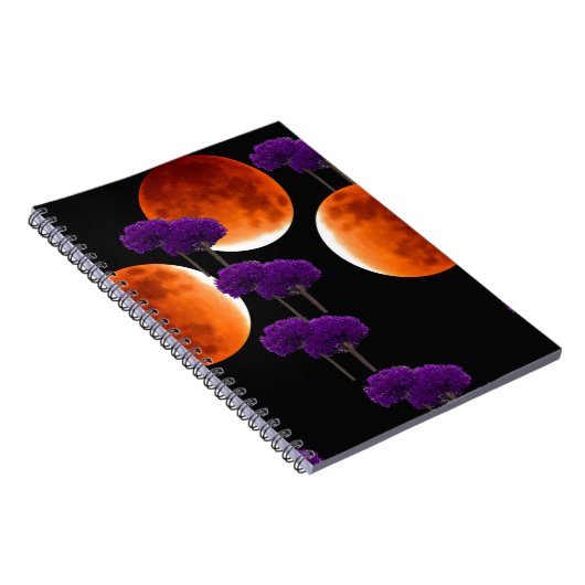 Paars binnendringen notitieboek (Rechterzijde)