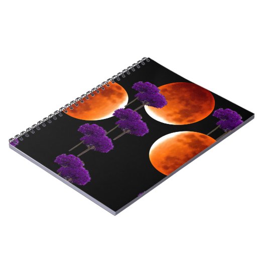 Paars binnendringen notitieboek (Linkerzijde)