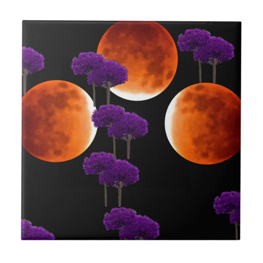 Paars binnendringen tegeltje (Voorkant)