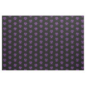 Paars biogevaarsymbool stof (Fat Quarter)