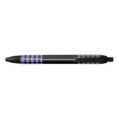 Paars Black Diamond Patroon Aangepaste Ink Pen (Achterkant)