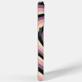 Paars Black Hypnotic Heart Love Patroon Case-Mate iPhone Case (Achterkant / Rechts)