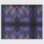 Paars bladerdekleppen voor kunstschilfers cadeaupapier (Vlak)