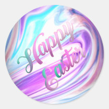 Paars Blauw Abstract Pasen