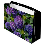 Paars-blauw-buikhydrangea Groot Cadeauzakje (Achterkant Gekanteld)