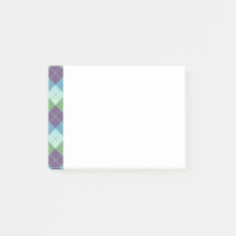Paars Blauw en Groen Argyle Stijl Plaid