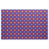 Paars Blauw Geel Stippen Design Stof (Fat Quarter)