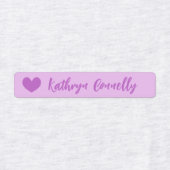 Paars blauw geluid  script labels (Design 1)