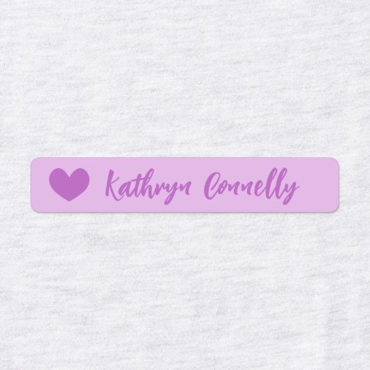 Paars blauw geluid  script labels (Design 1)