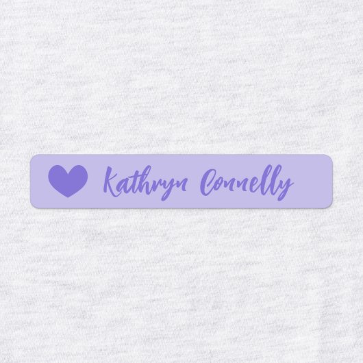 Paars blauw geluid  script labels (Design 2)