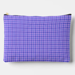 Paars Blauw Geruit Klassiek Patroon Helder Etui