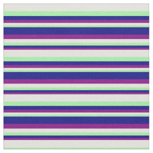 Paars, blauw, groen en lichtgeel gekleurd stof