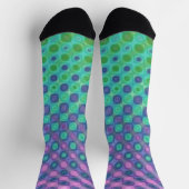 Paars Blauw Groen Geel Sokken (Top)