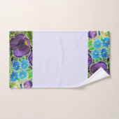 Paars-blauw Hongaarse borduurwerk Bad Handdoek (Handdoek)