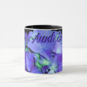 Paars blauw Hydrangeas paarse bloemen, Beste tante Mok (Midden)