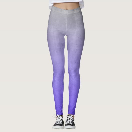 Paars blauw leggings (Voorkant)