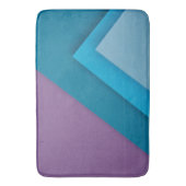 Paars blauw met meerdere kleuren badmat (Voorkant Verticaal)