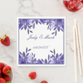 Paars blauw-oliefabriek Napkins Servet (Insitu)