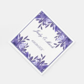 Paars blauw-oliefabriek Napkins Servet (Hoek)