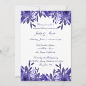 Paars blauw-oliefolie-repetitie dinaal kaart (Voorkant)