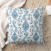 Paars/blauw omkeerbaar strooiseldecoratief kussen (Deken)