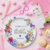 Paars Blauw Rode Wilde Vrijgezellenfeest Papieren Bordje (Feest)