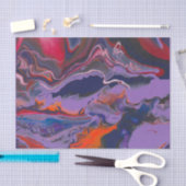 Paars blauw rood Oranje wit ontkoppelingspagina Ab Tissuepapier (Craft)