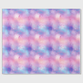 Paars, Blauw & Roze Abstract Pastel Cadeaupapier (Vlak)