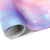 Paars, Blauw & Roze Abstract Pastel Cadeaupapier (Rol Hoek)