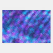 Paars, blauw, roze, lichtvochtige kunst inpakpapier vel (Voorkant 3)