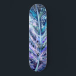 Paars blauw skateboard<br><div class="desc">Mooie,  gemIGNeerde verf</div>
