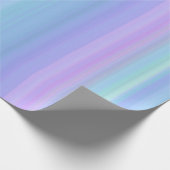 Paars blauw turquoise groen pastel omslagpapier cadeaupapier (Hoek)