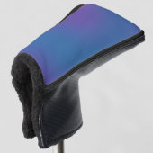 Paars Blauw Verlopen Golfheadcover (3/4 voorkant)