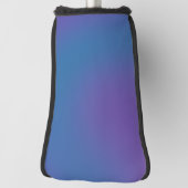 Paars Blauw Verlopen Golfheadcover (Draai 90)