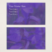 Paars blauw Vlag Iris Bloem Visitekaartje (Voorkant /achterkant)