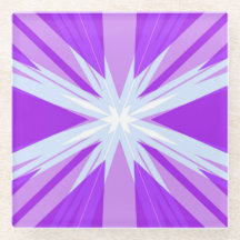 Paars blauw-witte kerst Star Festive