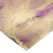 Paars blauwe goudinkt abstract medium tafelloper (Hoek)