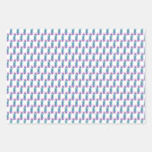 Paars Blauwgroen blauw ananasslantaarn Inpakpapier Vel (Voorkant)