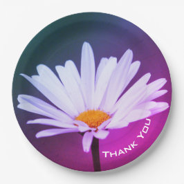 Paars Blauwgroen en roze Papieren Bordje