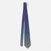 Paars-Blauwgroen-grijze gradiënt Stropdas (Achterkant)