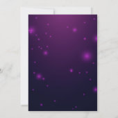 Paars | Blauwgroen Maskerade Masks Mardi Gras Part Kaart (Achterkant)