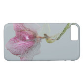 Paars bloem met botanische florale bloem Case-Mate iPhone case (Achterkant (Horizontaal))